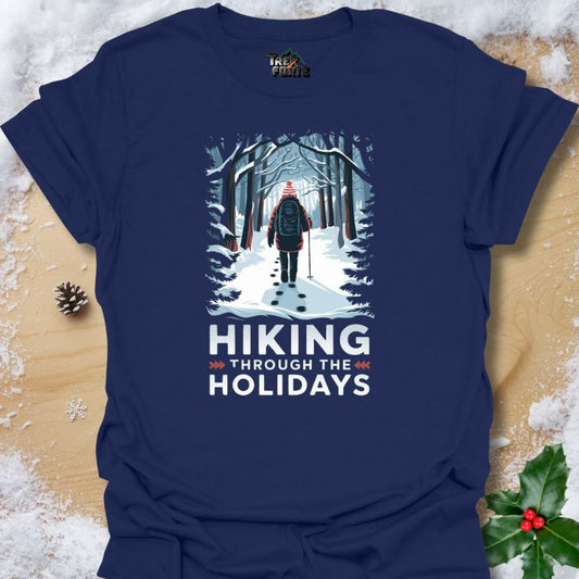 Winter Forest Hiking Graphic Tee | TrekForte Holiday Collection