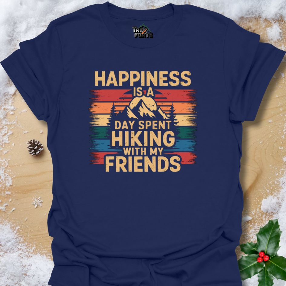 Hiking with Friends T-Shirt | Vintage Sunset TrekForte Apparel