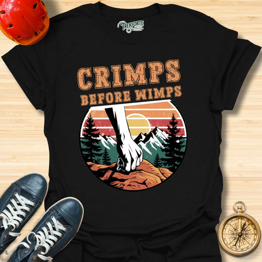 Crimps Before Wimps Graphic T-Shirt | TrekForte Adventure Apparel