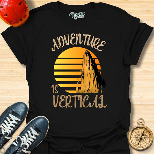 Adventure Is Vertical Graphic T-Shirt | TrekForte Adventure Apparel