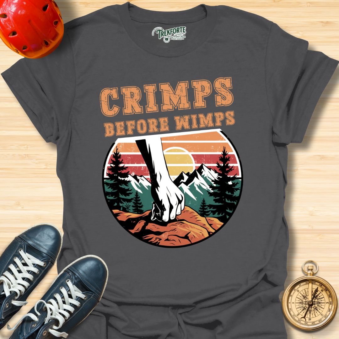 Crimps Before Wimps Graphic T-Shirt | TrekForte Adventure Apparel