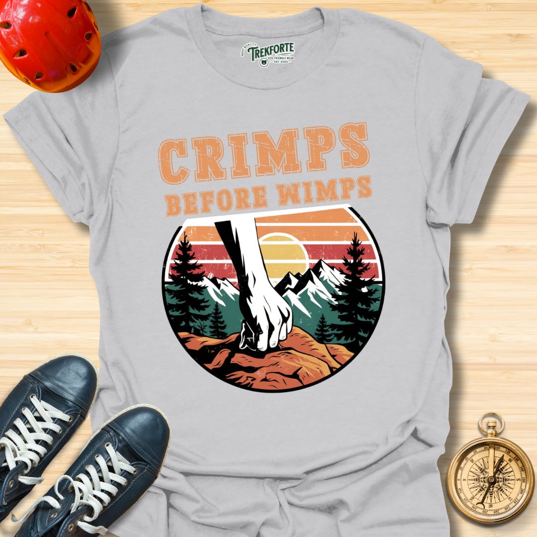 Crimps Before Wimps Graphic T-Shirt | TrekForte Adventure Apparel