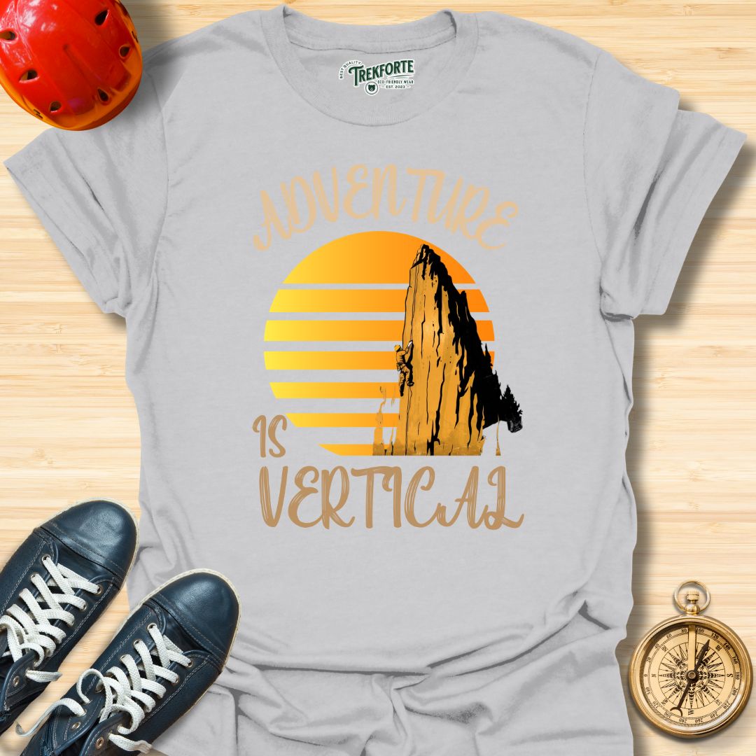 Adventure Is Vertical Graphic T-Shirt | TrekForte Adventure Apparel