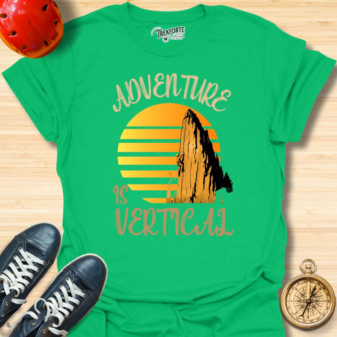 Adventure Is Vertical Graphic T-Shirt | TrekForte Adventure Apparel