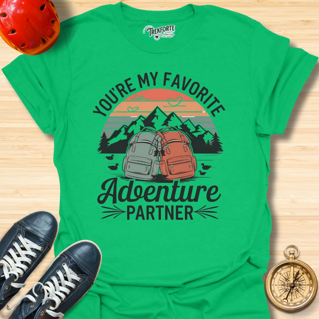 You're My Favorite Adventure Partner Graphic T-Shirt | TrekForte Adventure Apparel