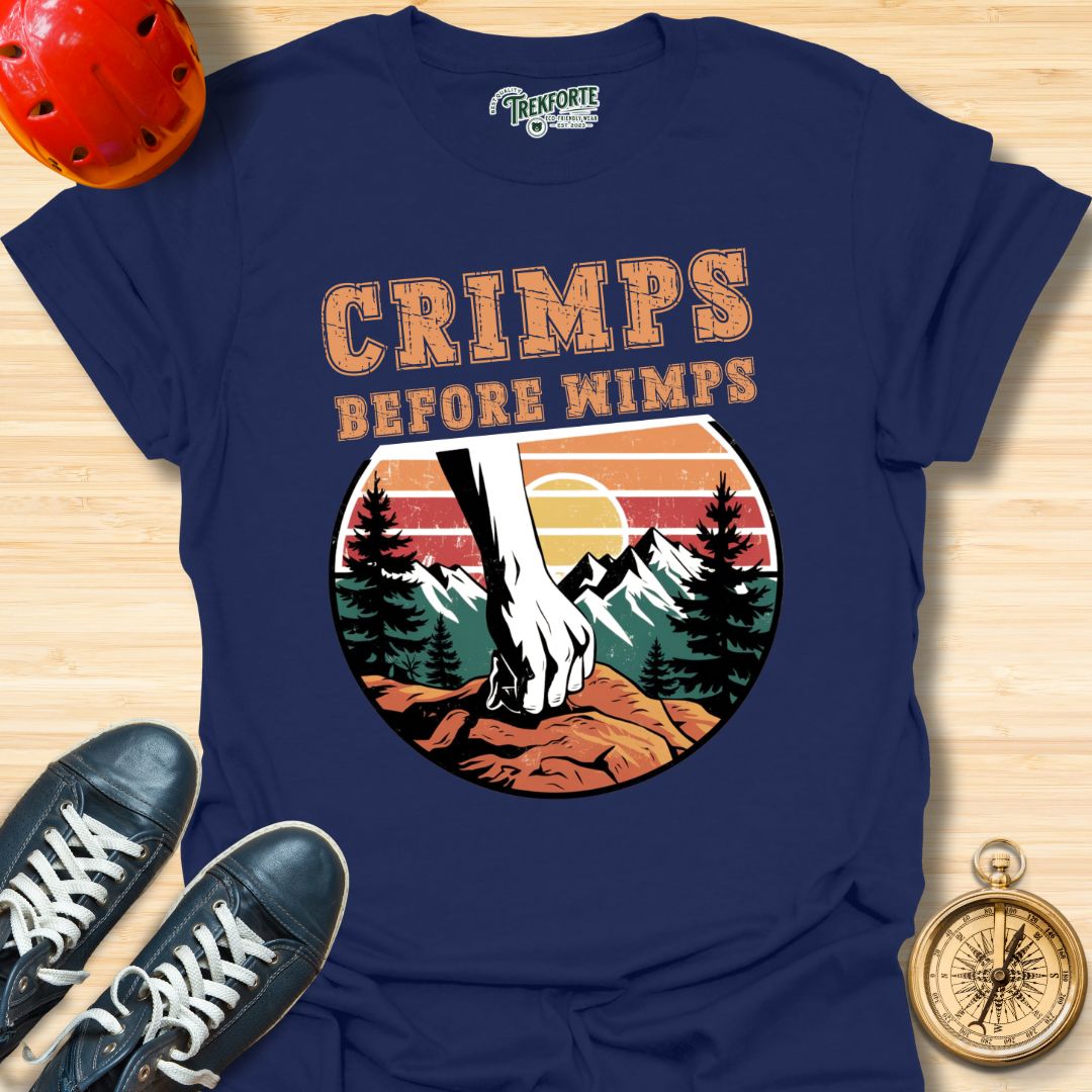 Crimps Before Wimps Graphic T-Shirt | TrekForte Adventure Apparel