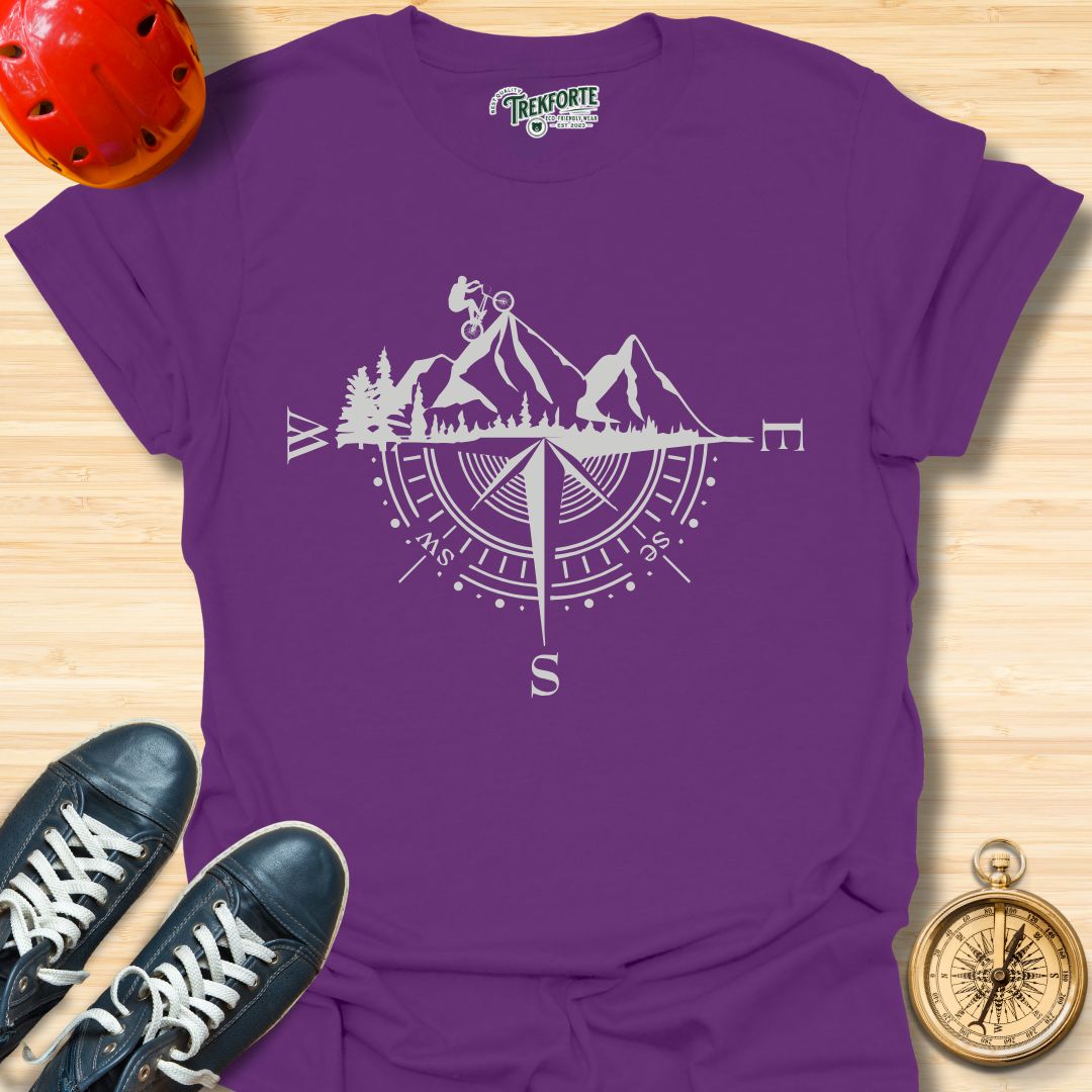 Mountain Bike Ride Graphic T-Shirt | TrekForte Adventure Apparel