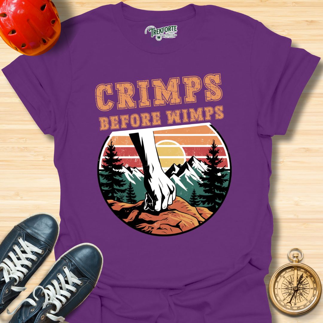 Crimps Before Wimps Graphic T-Shirt | TrekForte Adventure Apparel