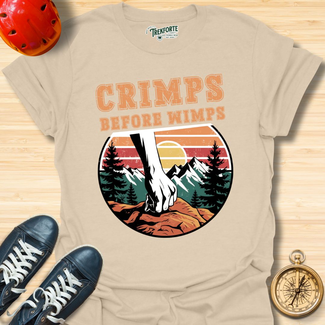 Crimps Before Wimps Graphic T-Shirt | TrekForte Adventure Apparel