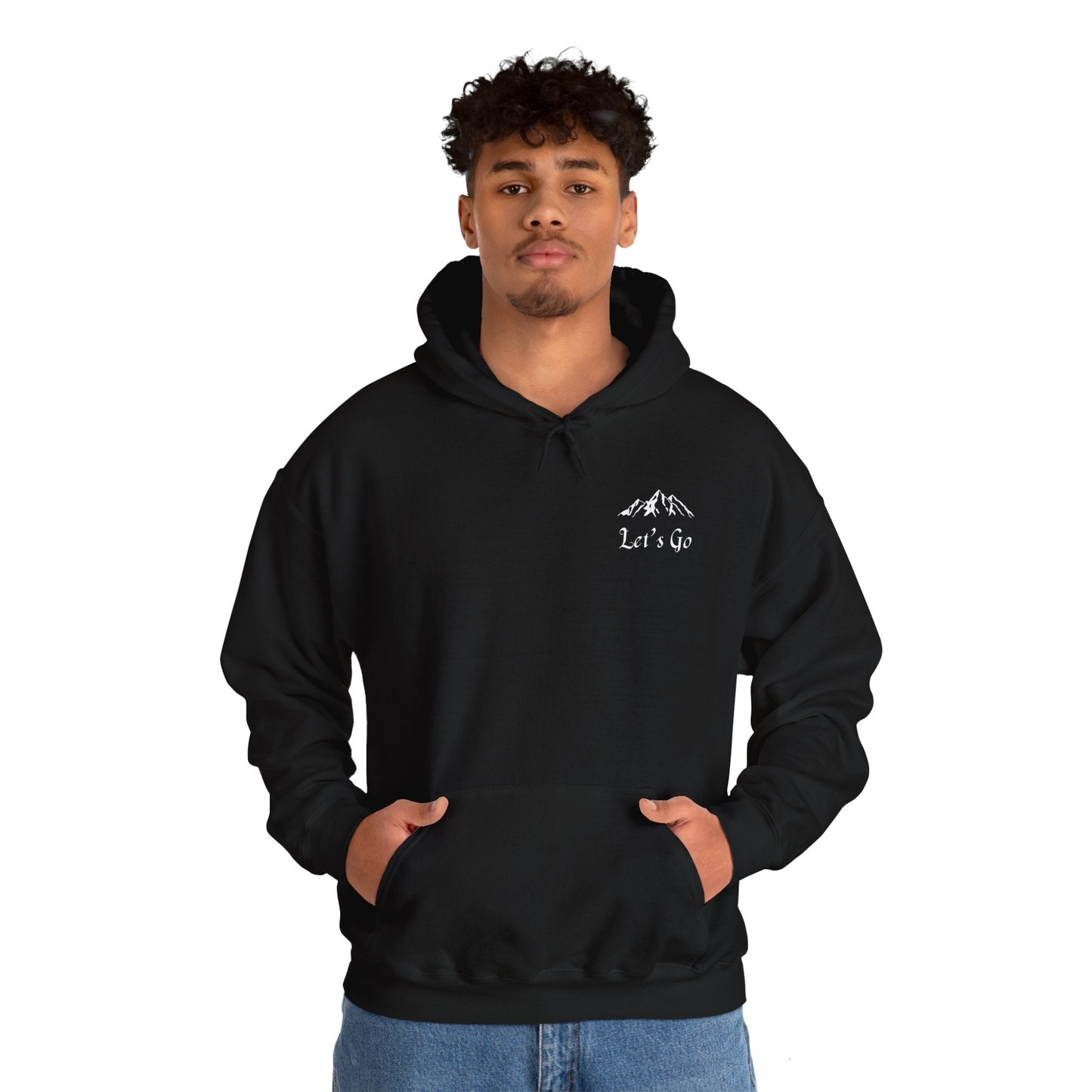 Hoodie Hooded Sweatshirt - Moonlit Mountain Escape