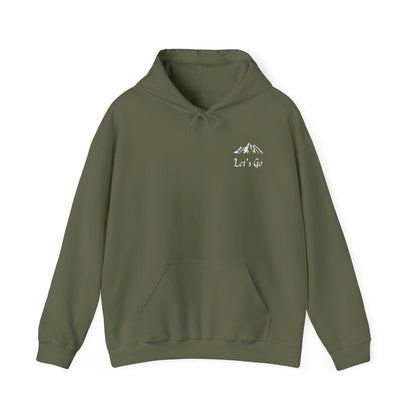 Hoodie Hooded Sweatshirt - Moonlit Mountain Escape