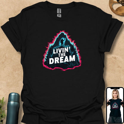 T-Shirt Black / S Livin' The Dream Funny T-Shirt | TrekForte Apparel