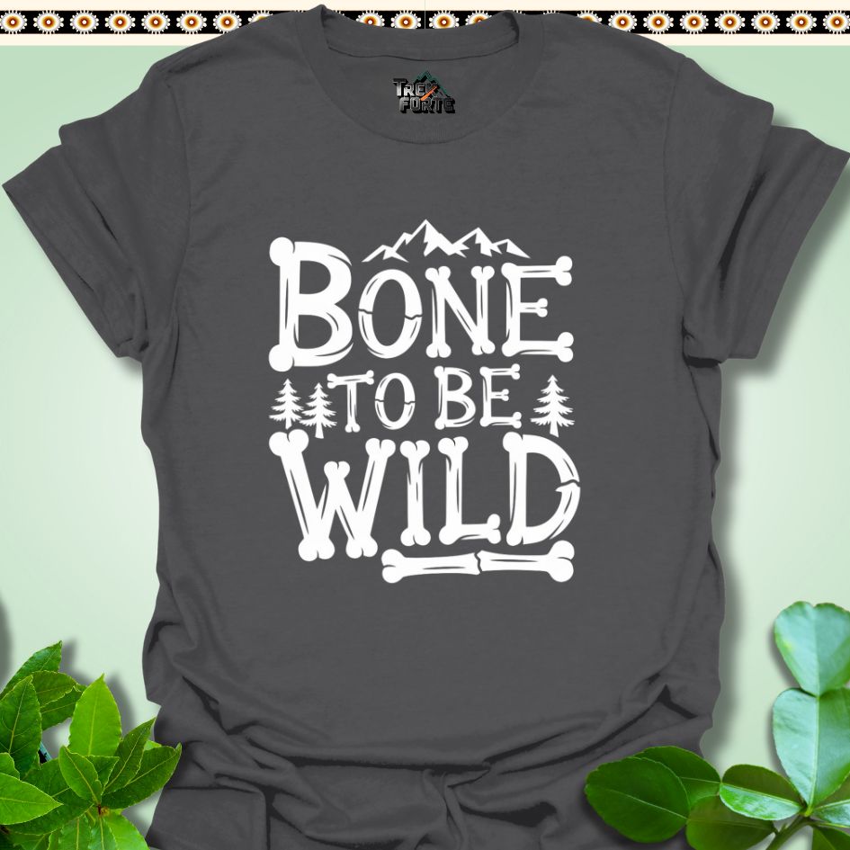 T-Shirt Charcoal / S Bone to be Wild Funny T-Shirt | TrekForte Apparel