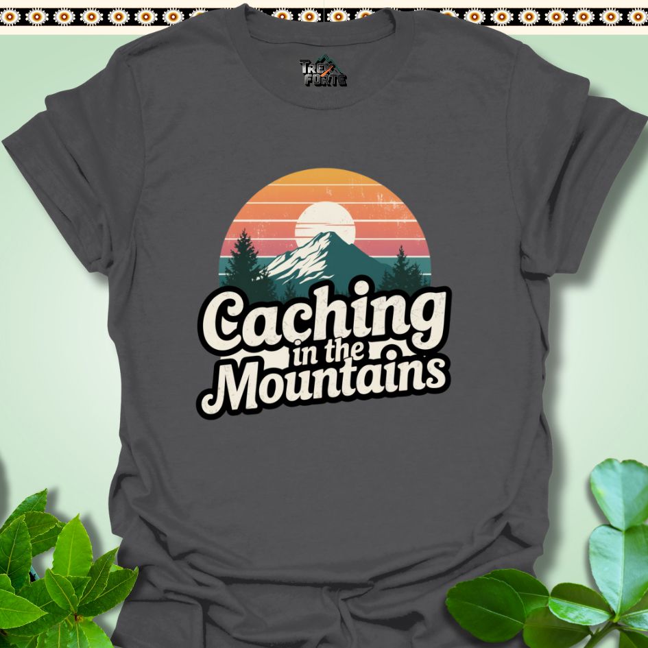 T-Shirt Charcoal / S Cashing in the Mountains Funny T-Shirt | TrekForte Apparel