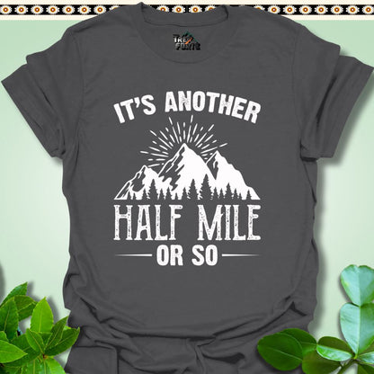 T-Shirt Charcoal / S Half Mile or so T-Shirt  TrekForte Adventure Apparel