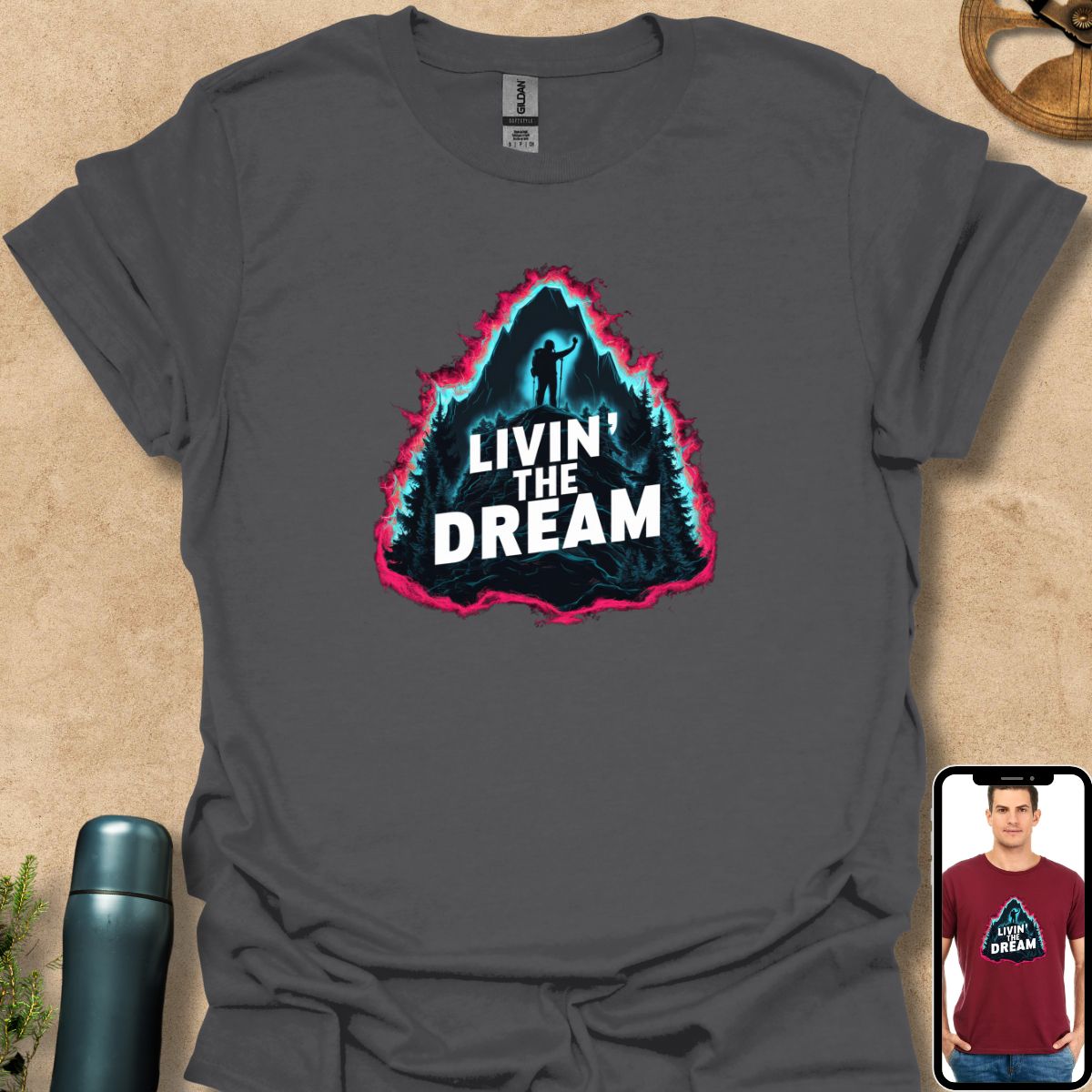 T-Shirt Charcoal / S Livin' The Dream