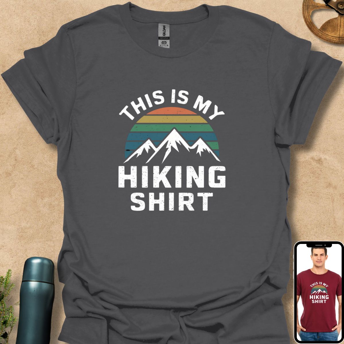 T-Shirt Charcoal / S This is My Hiking Tshirt