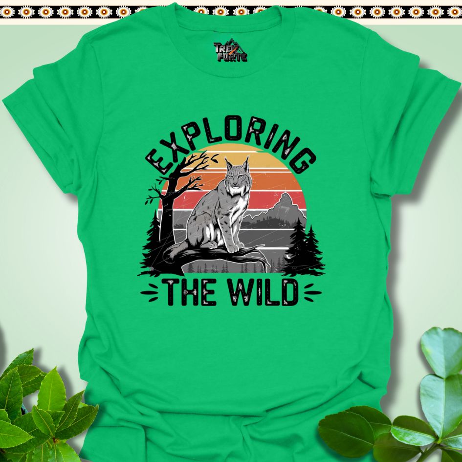 T-Shirt Irish Green / S Exploring The Wild Funny T-Shirt | TrekForte Apparel