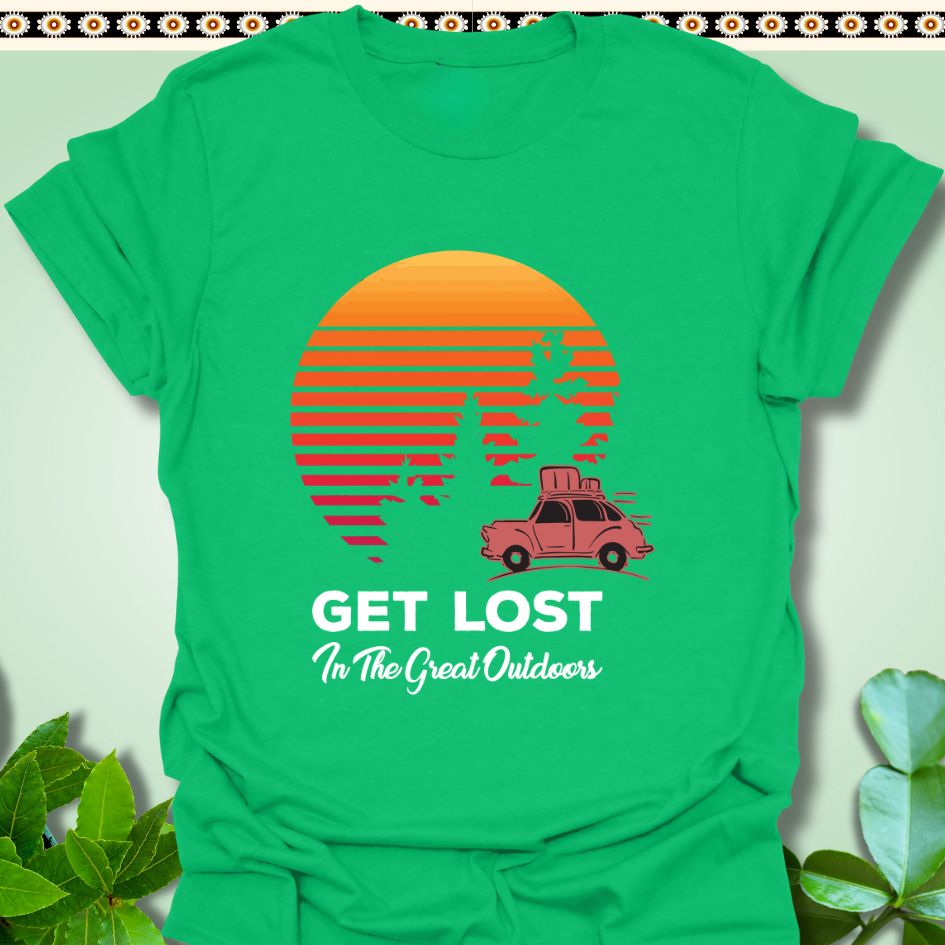 T-Shirt Irish Green / S Get Lost In the Great Outdoors T-Shirt  TrekForte Adventure Apparel