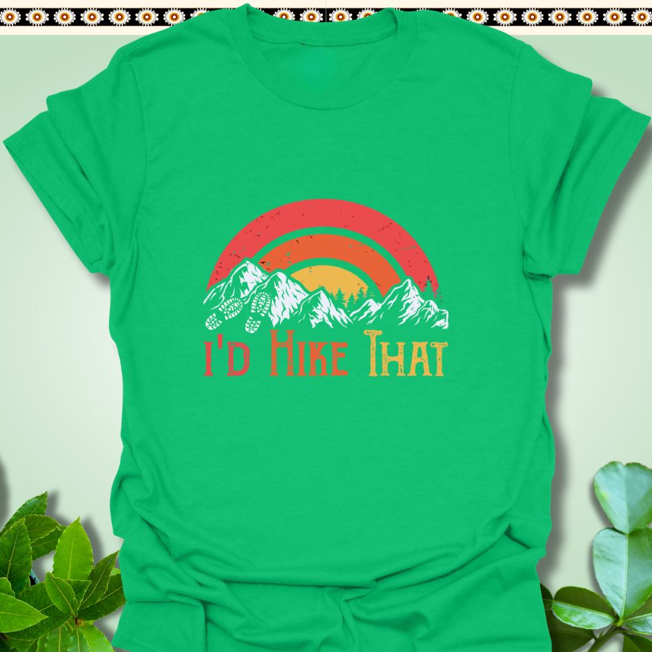 T-Shirt Irish Green / S I'd Hike That Graphic T-Shirt  TrekForte Adventure Apparel