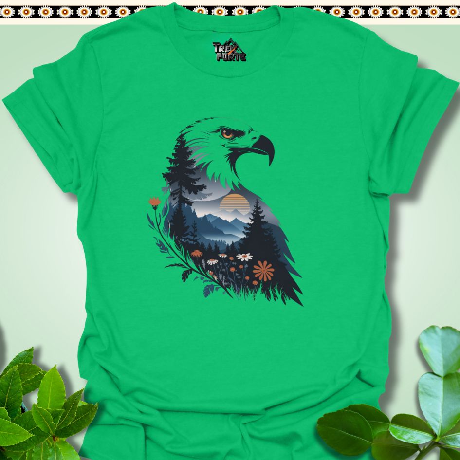 T-Shirt Irish Green / S Regal Blossom The Eagle's Gaze Funny T-Shirt | TrekForte Apparel