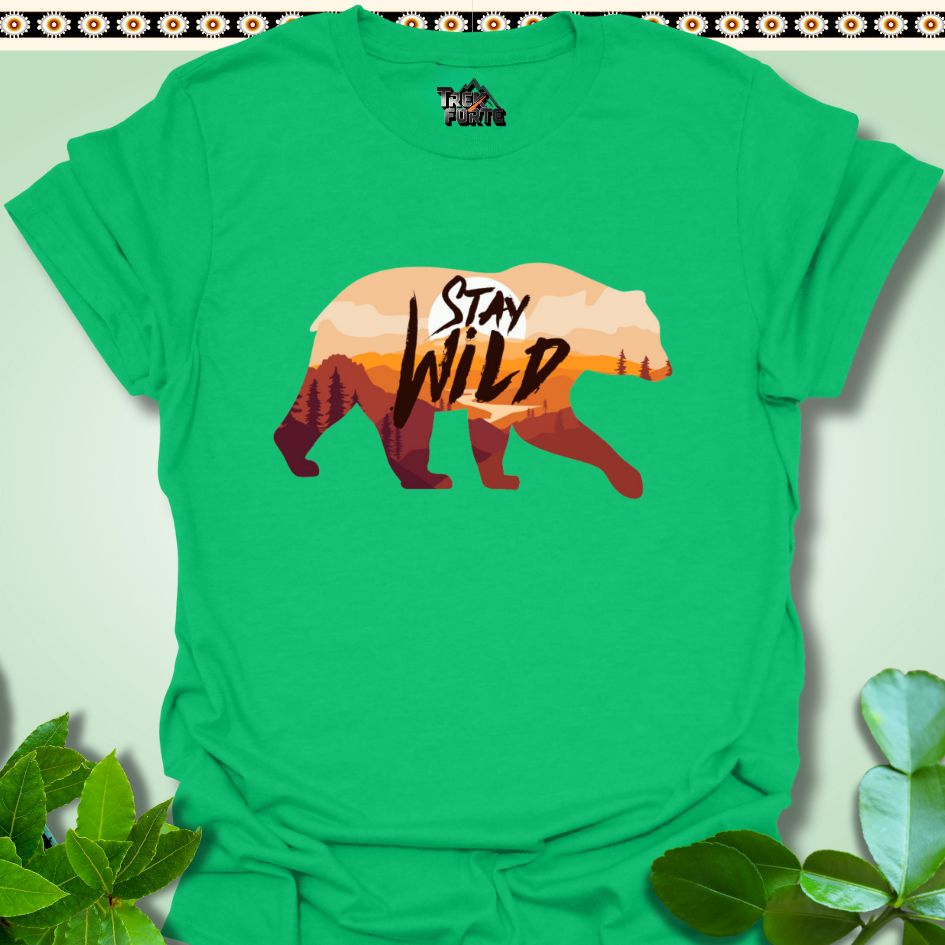 T-Shirt Irish Green / S Stay Wild