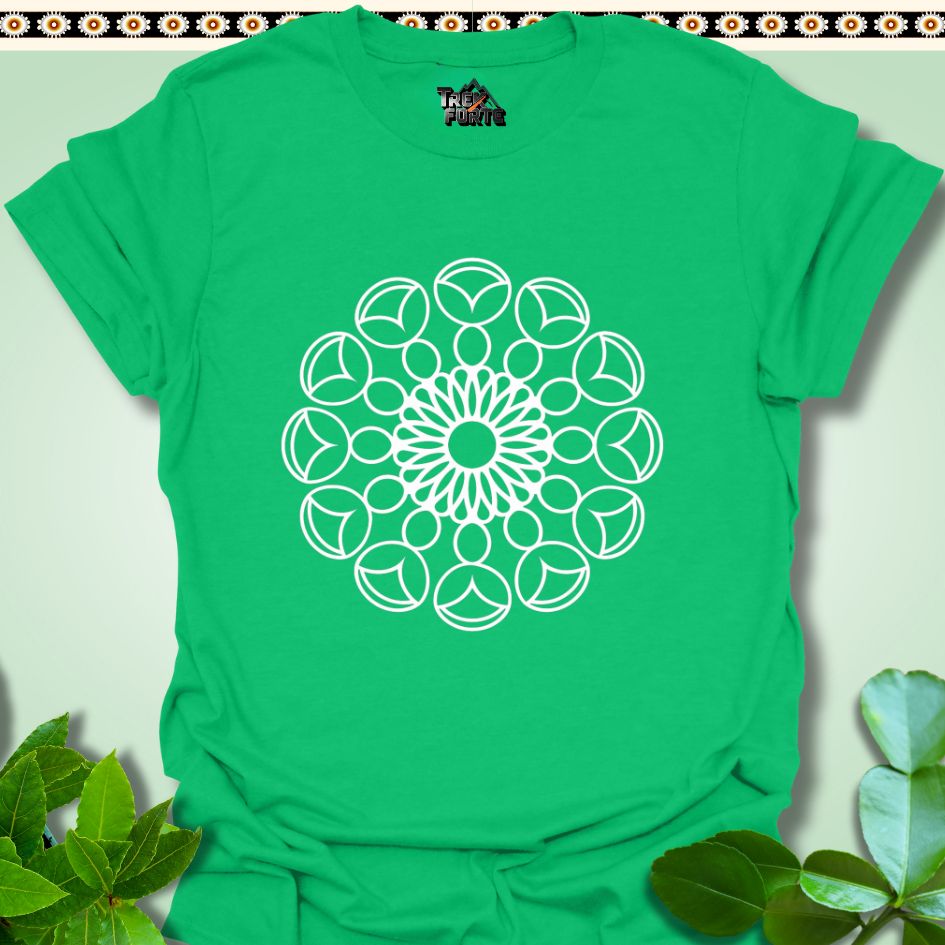 T-Shirt Irish Green / S Symmetrical Serenity Mandala Funny T-Shirt | TrekForte Apparel