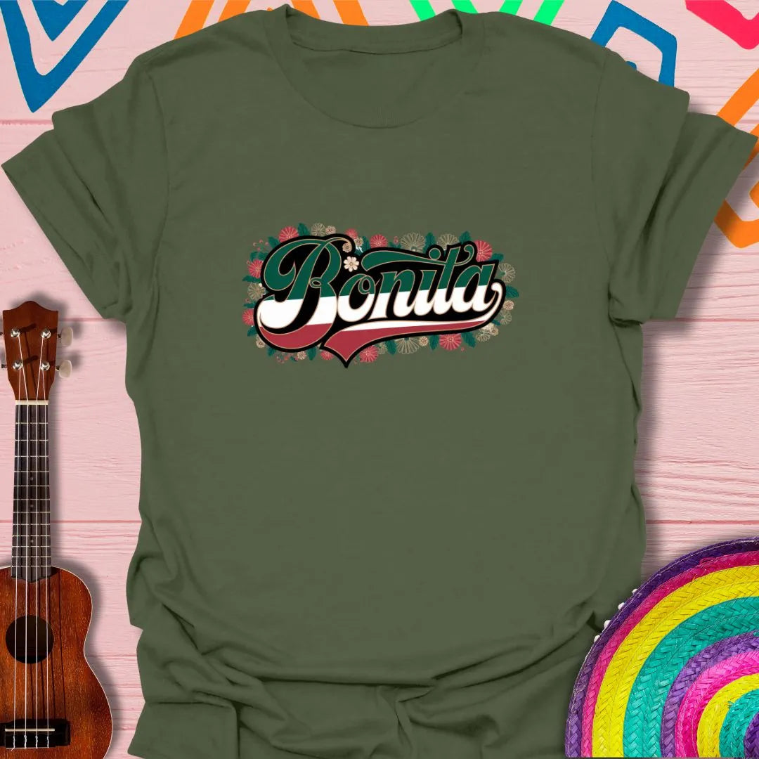 T-Shirt Military Green / S Bonita Hispanic Heritage