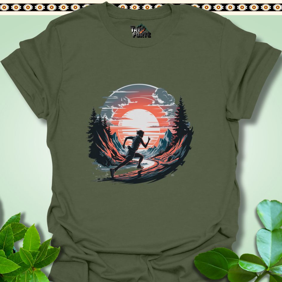 T-Shirt Military Green / S Chasing the Dying Light Funny T-Shirt | TrekForte Apparel