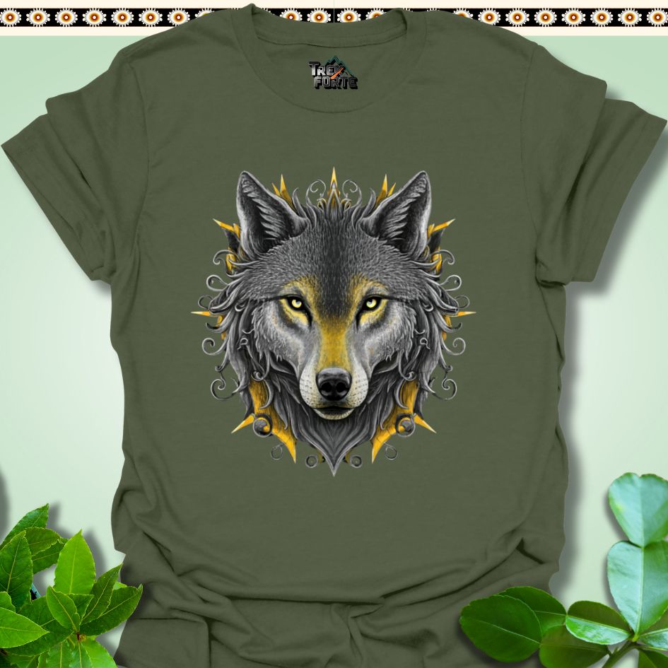 T-Shirt Military Green / S Eclipsed Power The She-Wolf and The Wolf Funny T-Shirt | TrekForte Apparel