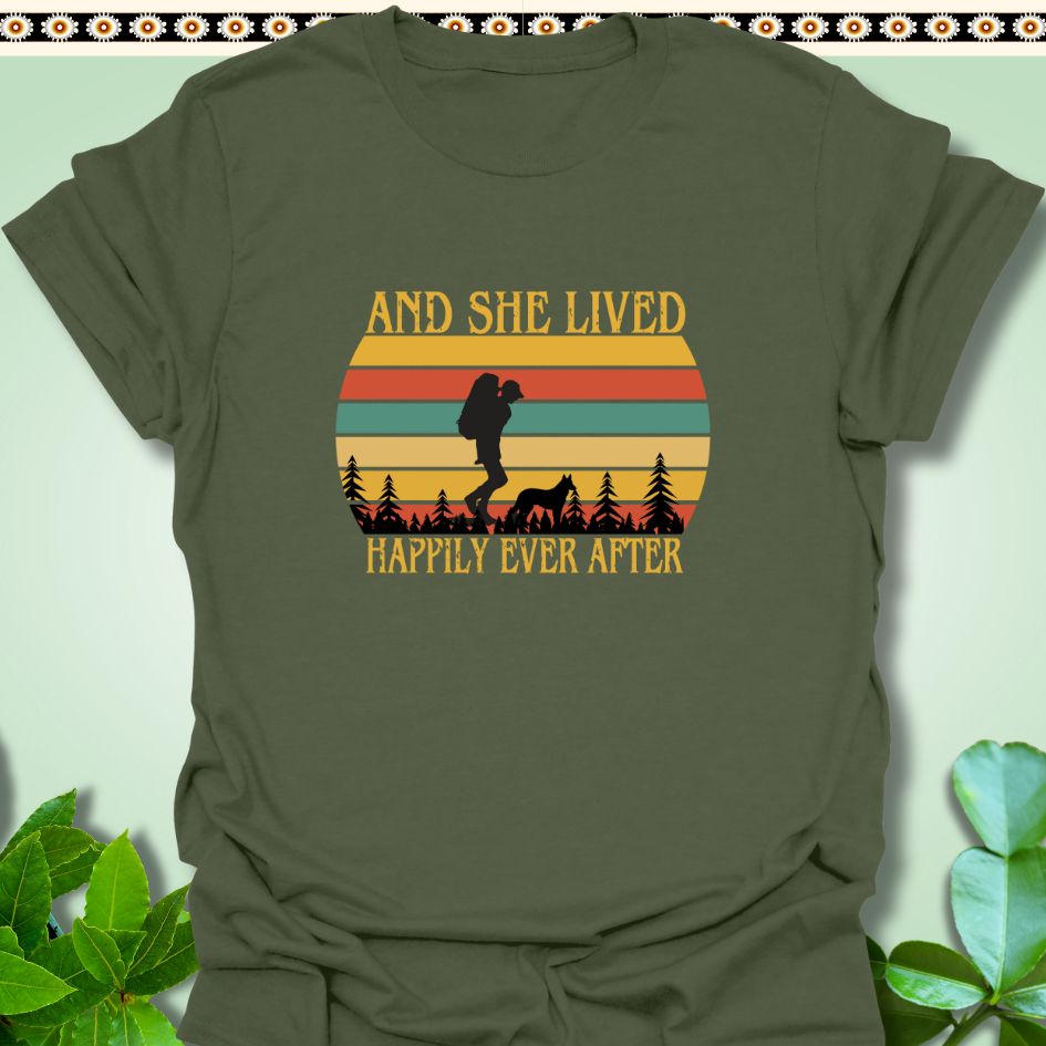 T-Shirt Military Green / S Happily Ever After T-Shirt  TrekForte Adventure Apparel