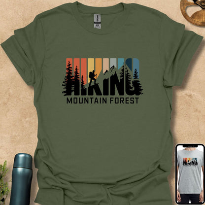 T-Shirt Military Green / S Hiking Mountain Forest