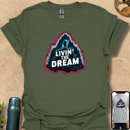 T-Shirt Military Green / S Livin' The Dream