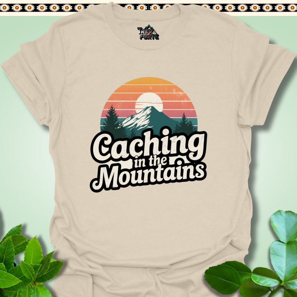 T-Shirt Natural / S Cashing in the Mountains Funny T-Shirt | TrekForte Apparel