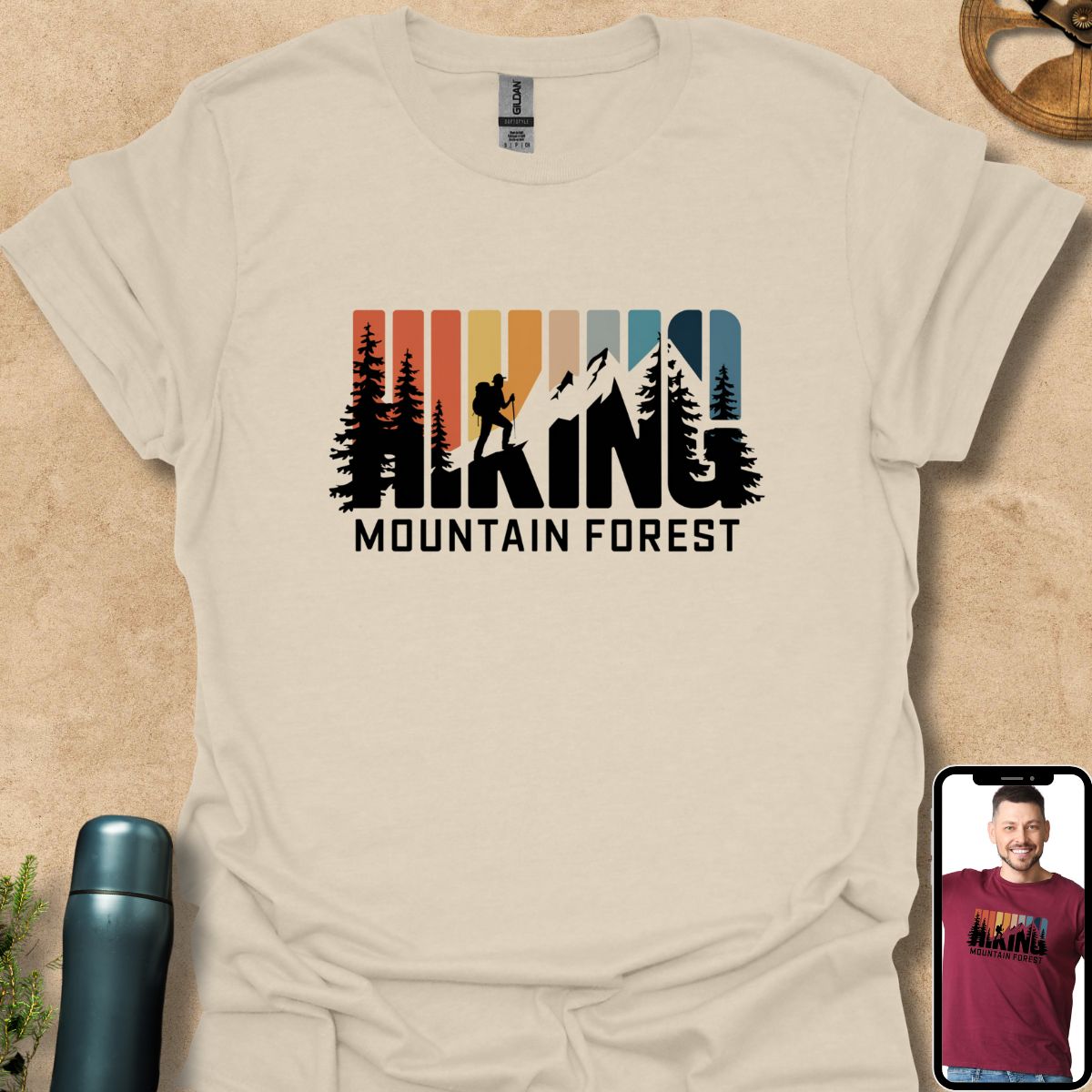 T-Shirt Natural / S Hiking Mountain Forest