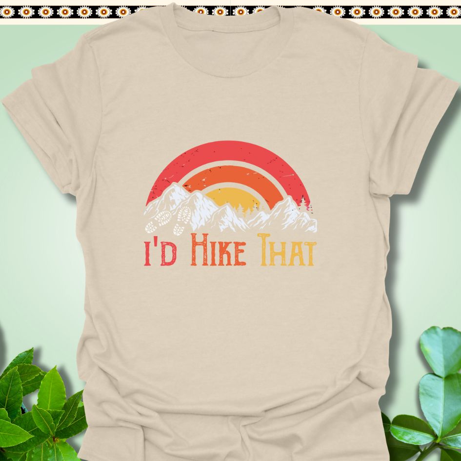 T-Shirt Natural / S I'd Hike That Graphic T-Shirt  TrekForte Adventure Apparel