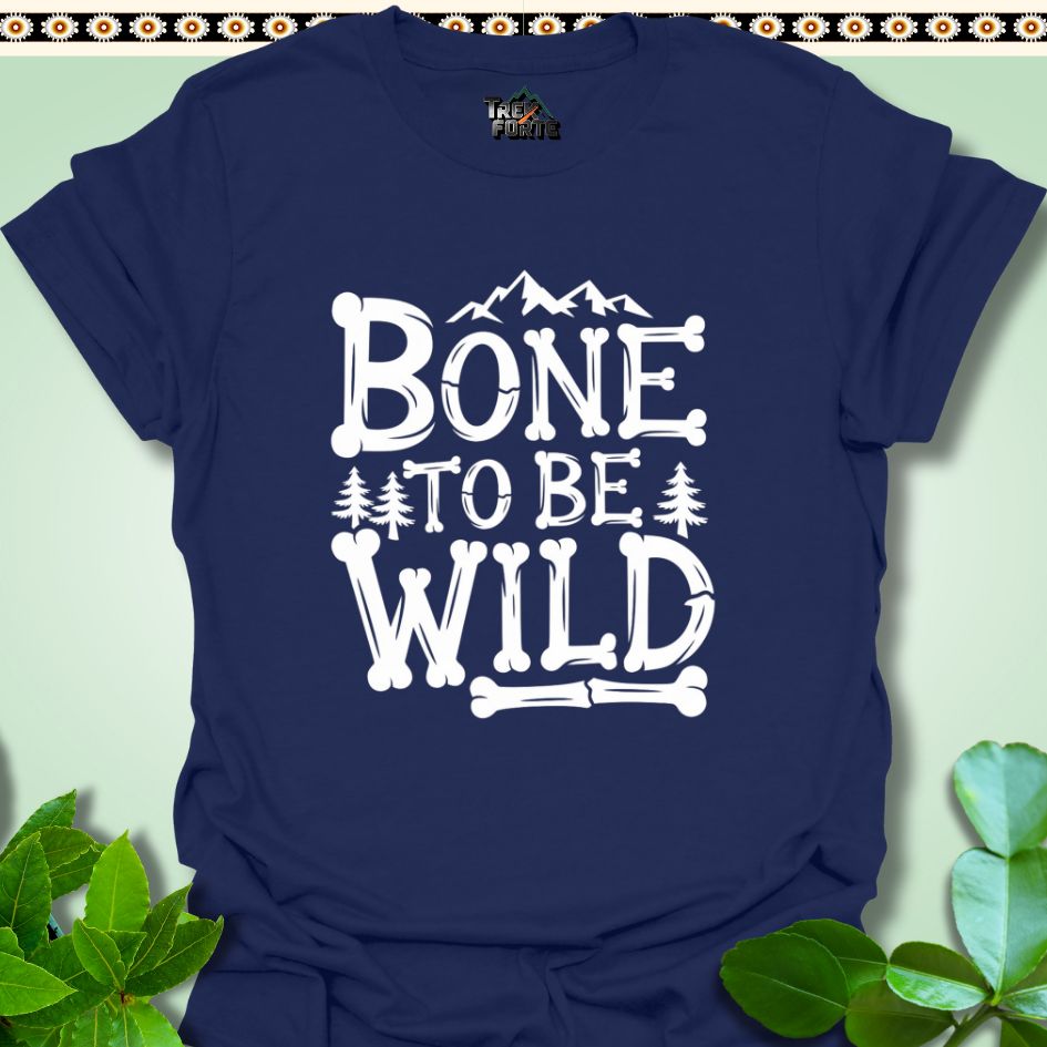 T-Shirt Navy / S Bone to be Wild Funny T-Shirt | TrekForte Apparel