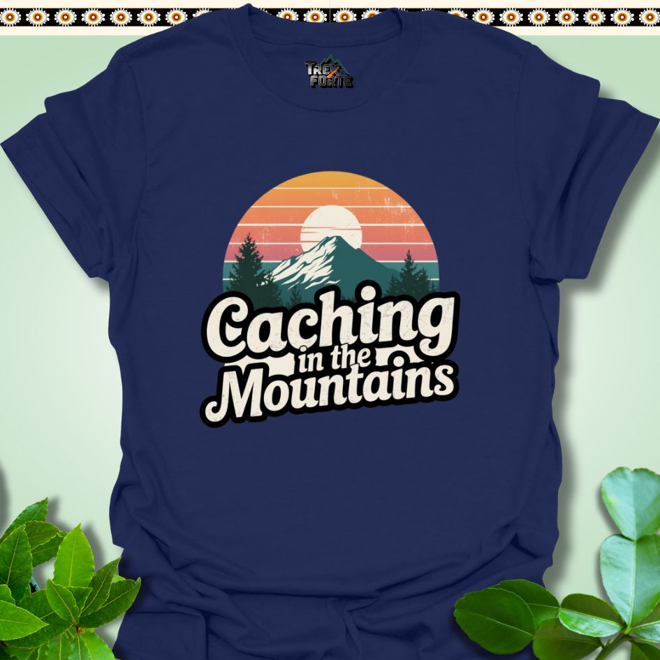 T-Shirt Navy / S Cashing in the Mountains Funny T-Shirt | TrekForte Apparel