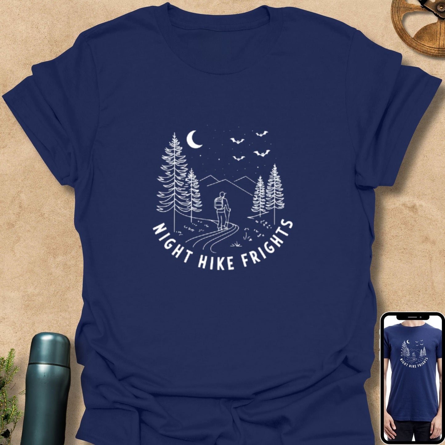 T-Shirt Navy / S Night Hike Frights