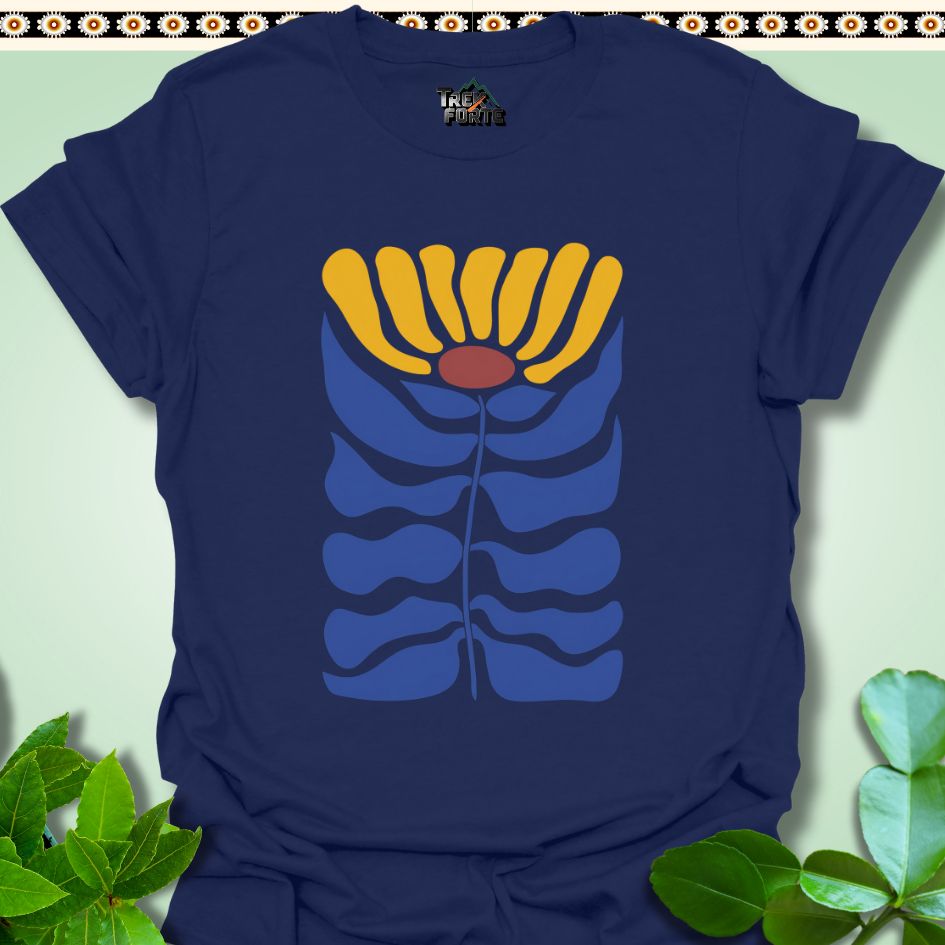 T-Shirt Navy / S Radiant Blossom in Twilight Funny T-Shirt | TrekForte Apparel