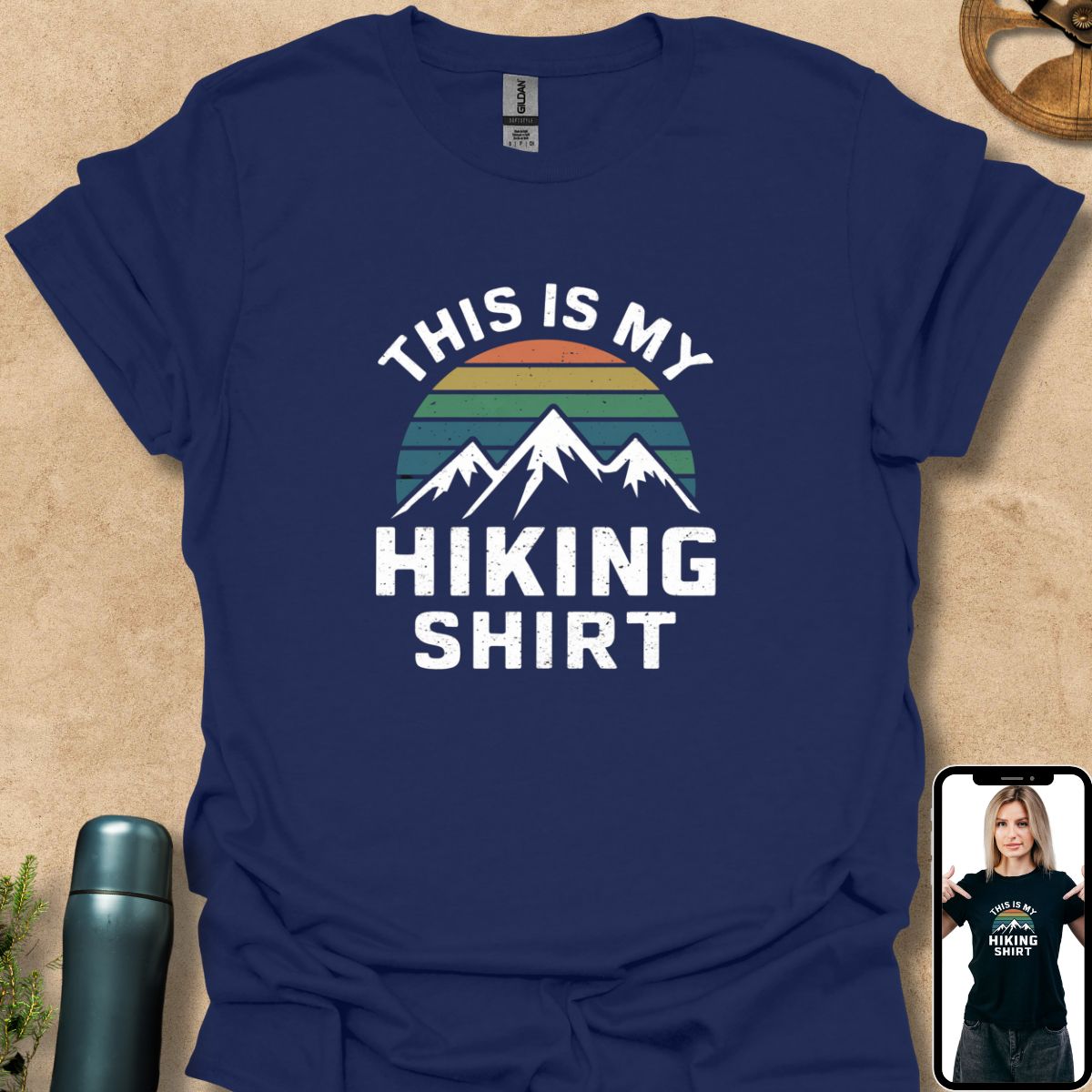 T-Shirt Navy / S This is My Hiking Tshirt