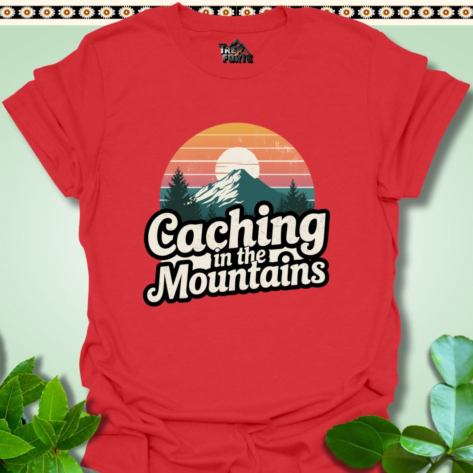 T-Shirt Red / S Cashing in the Mountains Funny T-Shirt | TrekForte Apparel