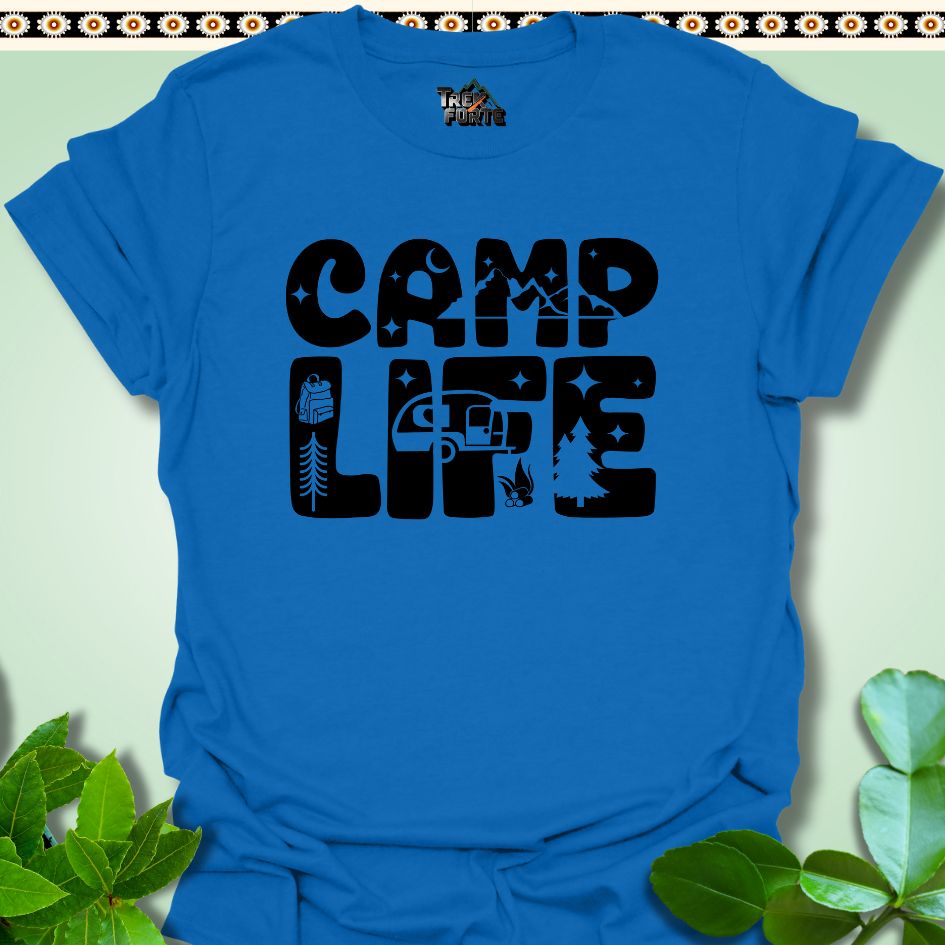 T-Shirt Royal / S Camping Life Funny T-Shirt | TrekForte Apparel