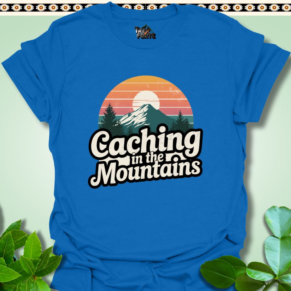 T-Shirt Royal / S Cashing in the Mountains Funny T-Shirt | TrekForte Apparel