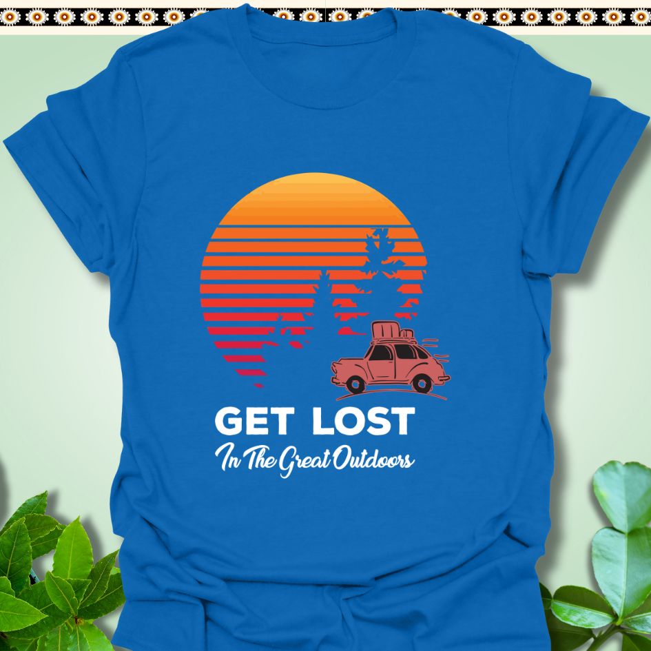 T-Shirt Royal / S Get Lost In the Great Outdoors T-Shirt  TrekForte Adventure Apparel