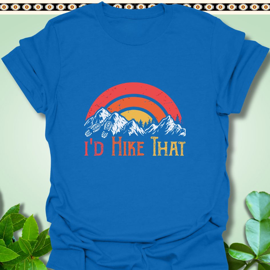 T-Shirt Royal / S I'd Hike That Graphic T-Shirt  TrekForte Adventure Apparel