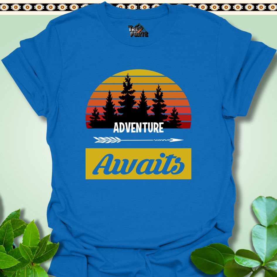 T-Shirt Royal / S Journey Unfolds -Shirt  TrekForte Adventure Apparel