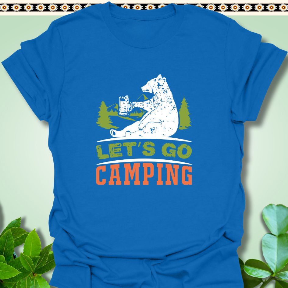 T-Shirt Royal / S Let's Go Camping T-Shirt  TrekForte Adventure Apparel