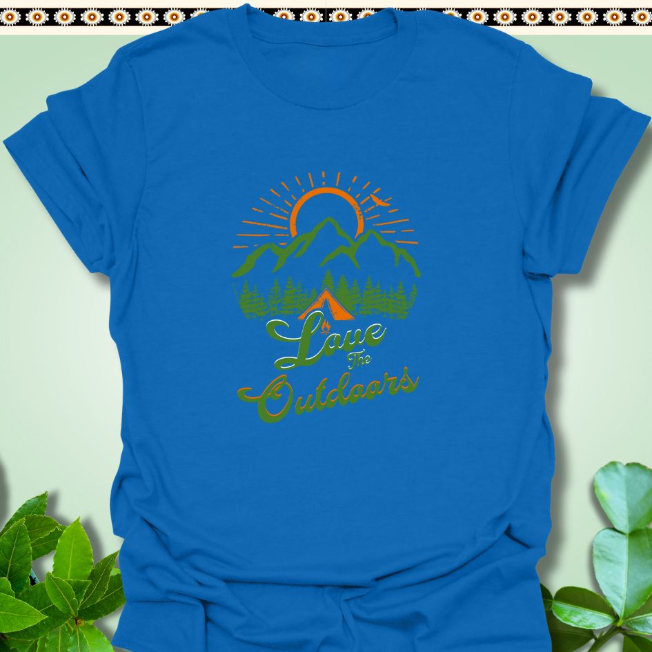 T-Shirt Royal / S Love the Outdoors T-Shirt  TrekForte Adventure Apparel