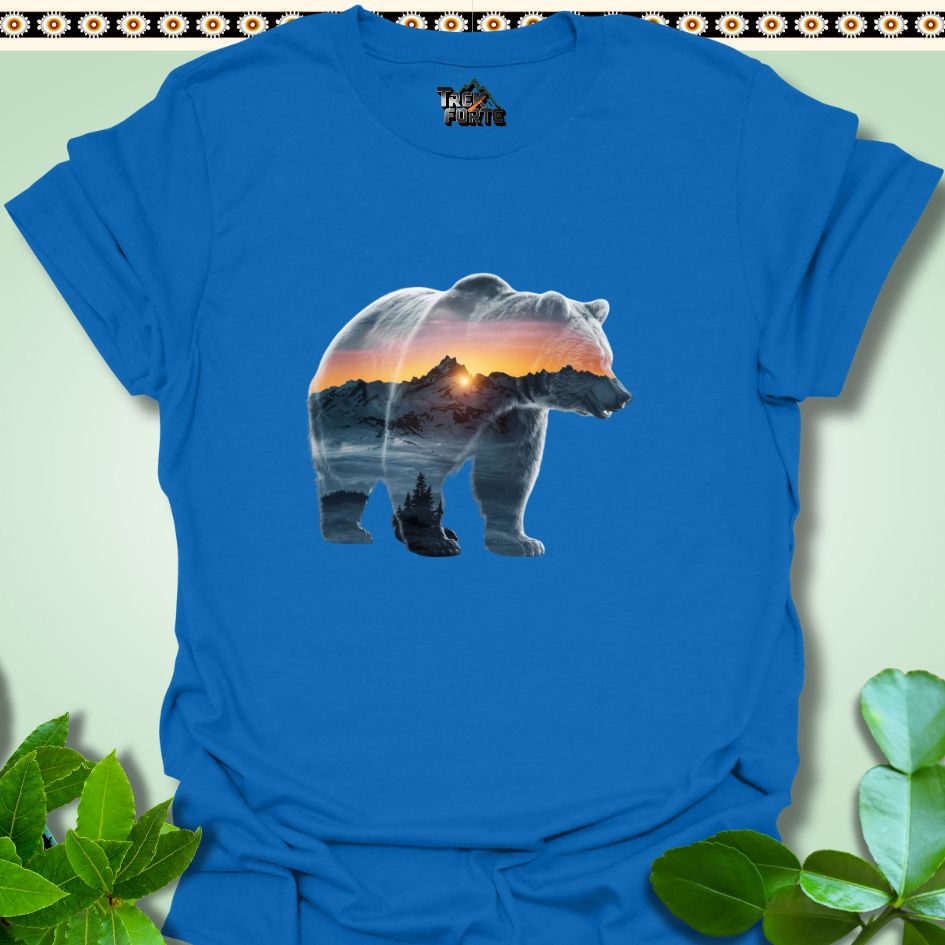 T-Shirt Royal / S Majestic Bear of the Mountains Funny T-Shirt | TrekForte Apparel